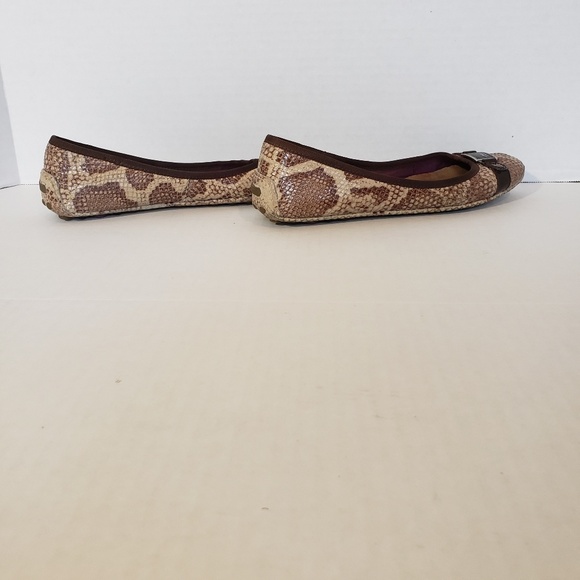 Women's Sperry Snake Skin Print Flats - Picture 4 of 5